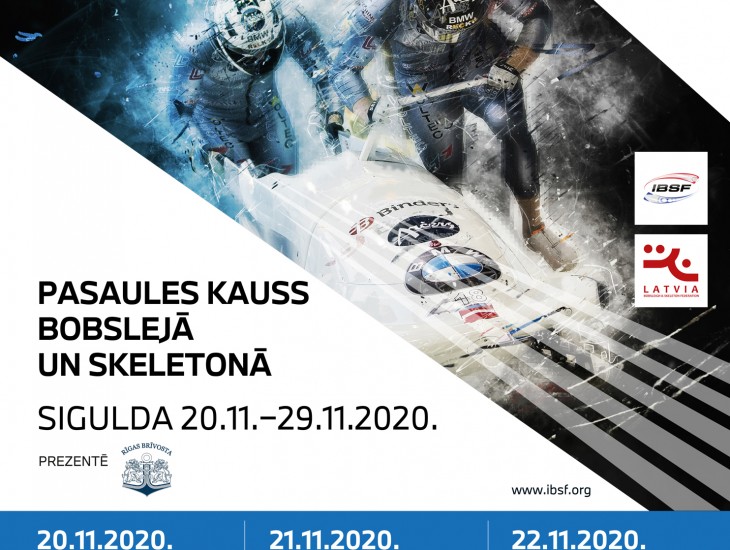 PK posmos Siguldā Latviju pārstāvēs pieci dažādi bobsleja piloti