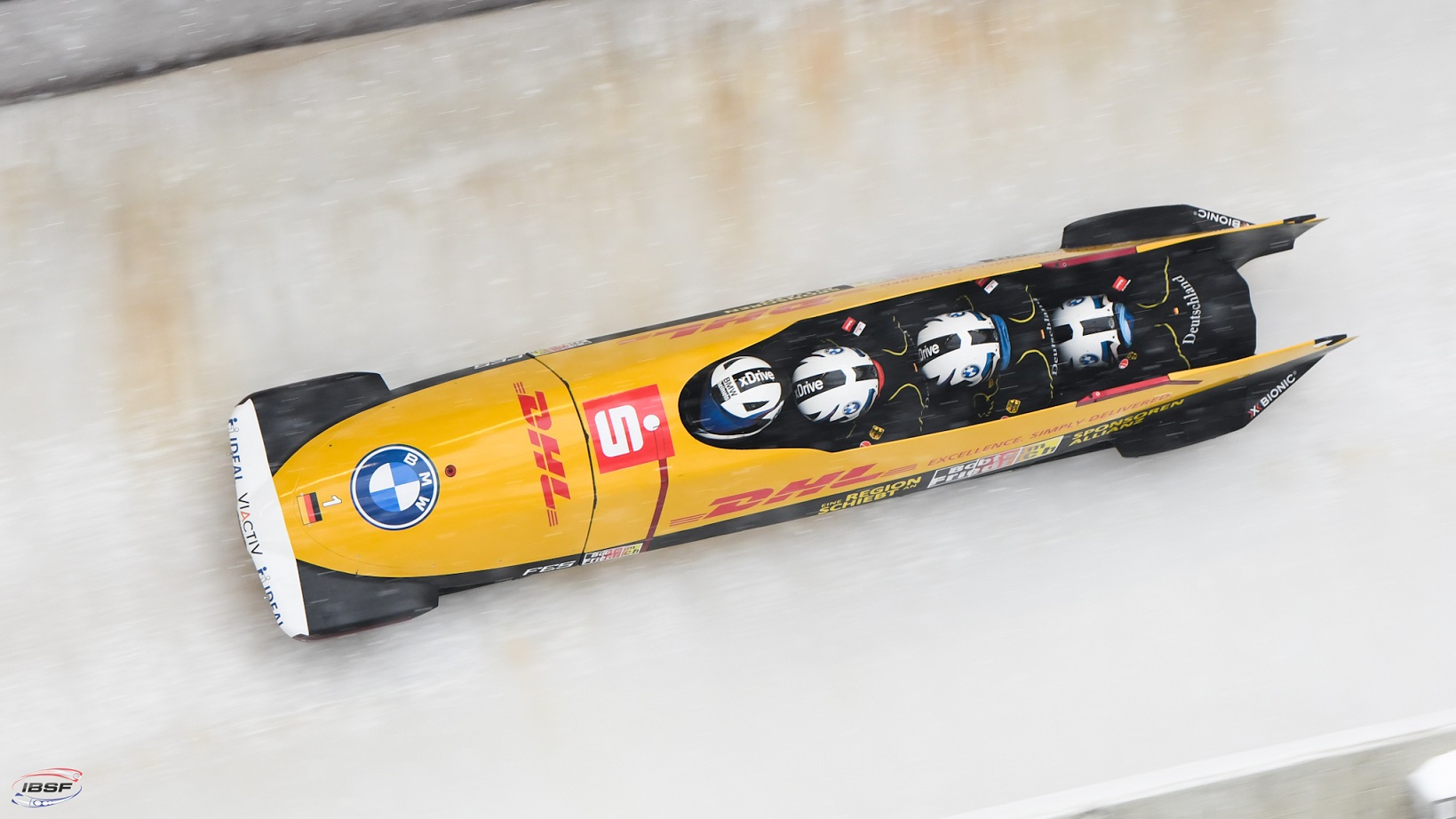 Vācija atkal dominē bobslejā, Frīdriham kartējā uzvara