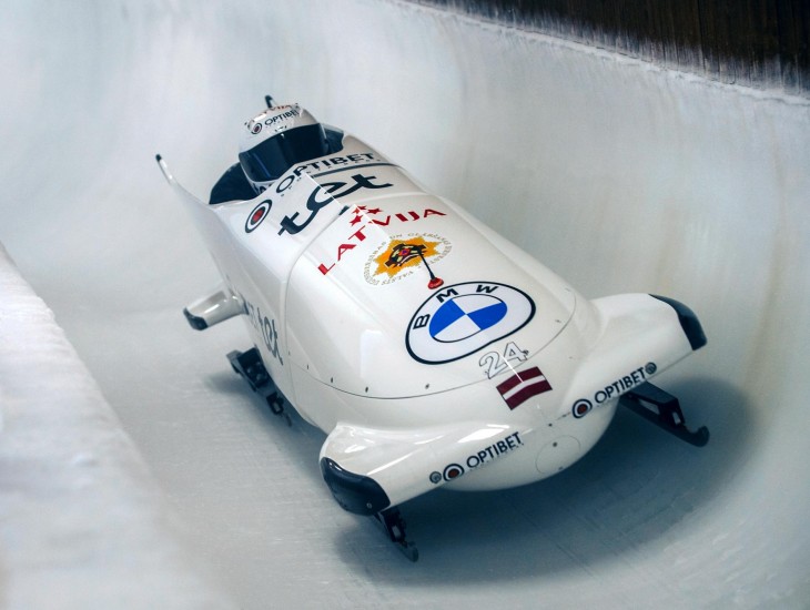 Bobslejā Siguldā triumfē vācieši, Cipuļa divniekam ceturtā vieta