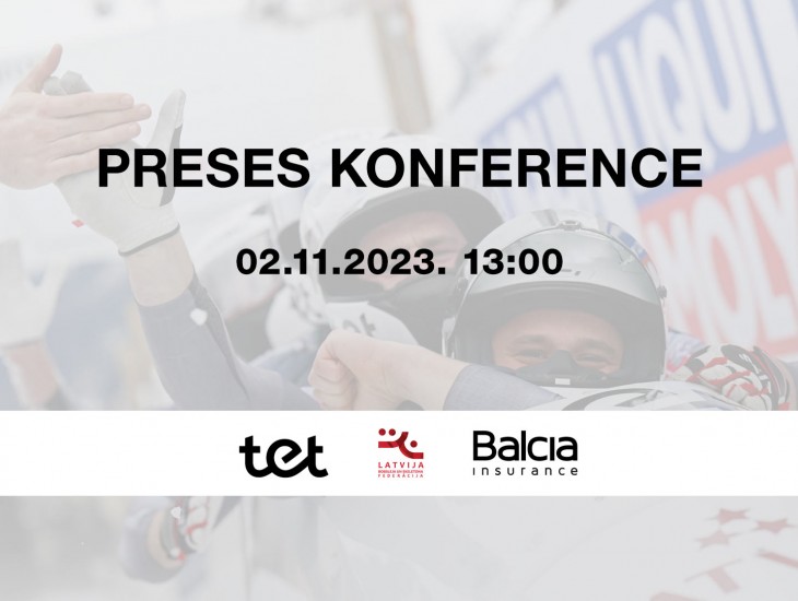 Latvijas Bobsleja un Skeletona federācijas preses konference notiks 2.novembrī