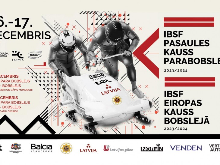 Sigulda uzņem Eiropas kausu bobslejā un Pasaules kausu parabobslejā