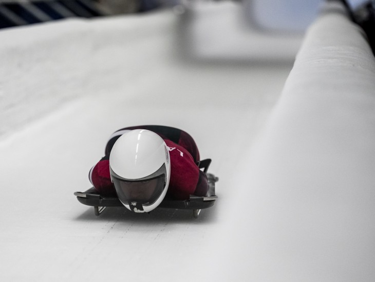 Skeletonisti Krustiņa / Jumiķis izcīna otro vietu junioru čempionāta komandu sacensībās